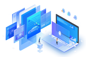 Established enterprises — cloud and infrastructure illustration
