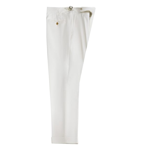 White Suit Trousers